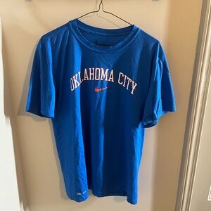 Men’s Large Nike Dri-Fit Oklahoma City Thunder City Edition T-Shirt Like New NBA